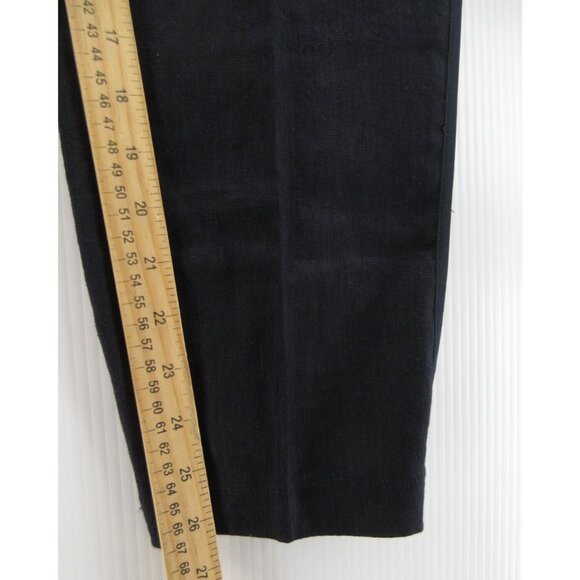 Vince Pants 32 Navy Linen Blend Jogger Tapered Drawstring Pleated 32X26 - Picture 5 of 10